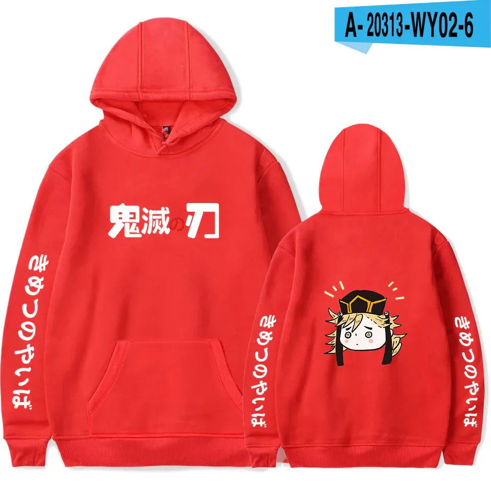 Anime Hoodie Demon Slayer Oversized Hoodies Sweatshirts Men/Womens