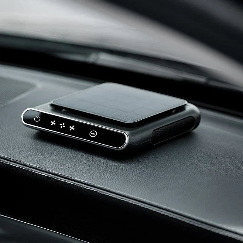 3 Modes Car Air Purifier Solar Powered 5V