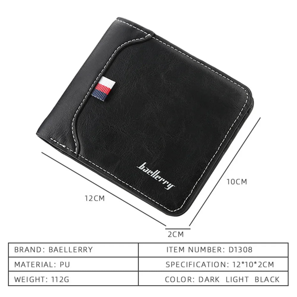 2021 Men’s Wallet – Customized PU Leather Card Holder