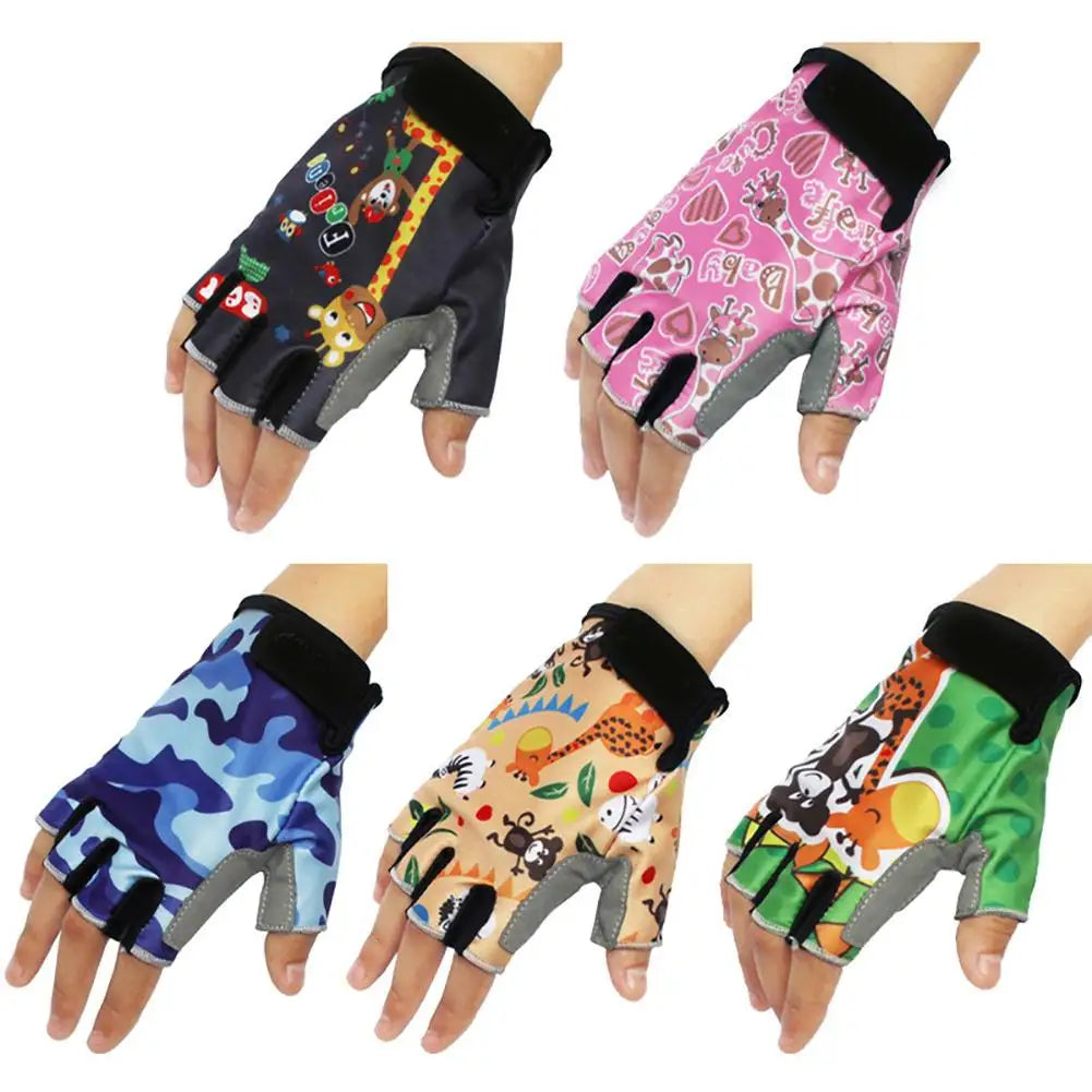 Stylish Half Finger Breathable Antislip For Sports Scooter