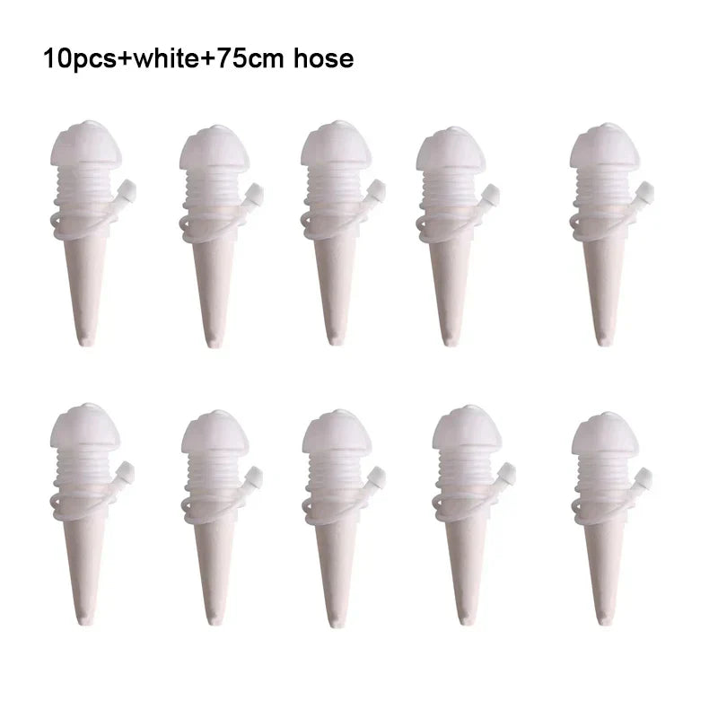 Watering Stakes,10 Pack Indoor Automatic Drip Watering System