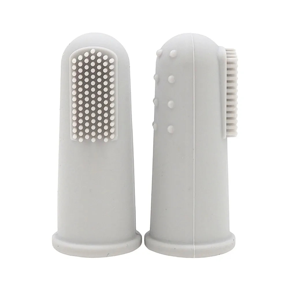 Chenkai 30PCS Baby Soft Finger Toothbrush BPA Free