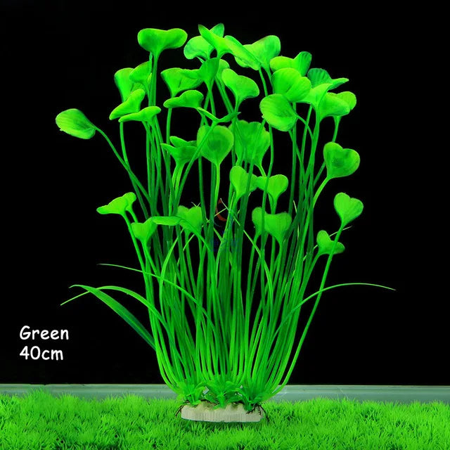 24-52cm Large Aquarium Plants Plastic Grass Fish Tank