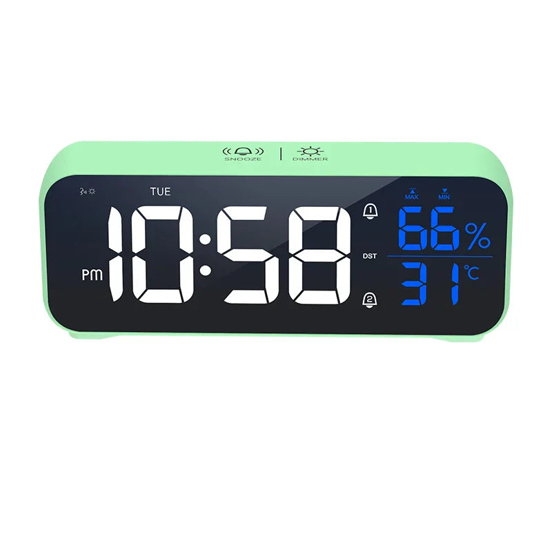 Music Alarm Clock Temperature Humidity Voice Control/Alaways On