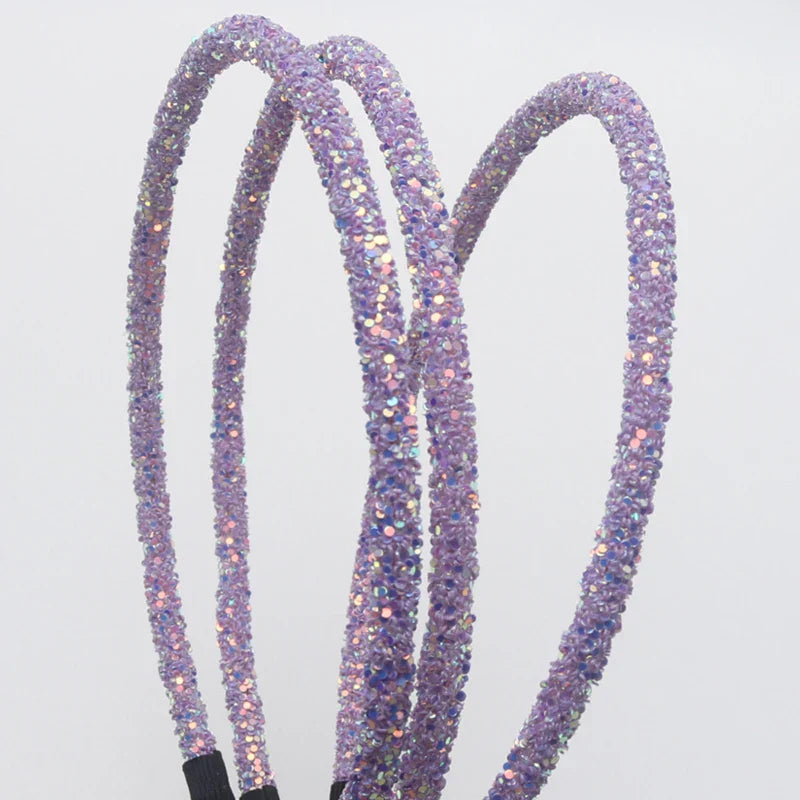3 Piece New Girls Glitter Hair Accessories Kids