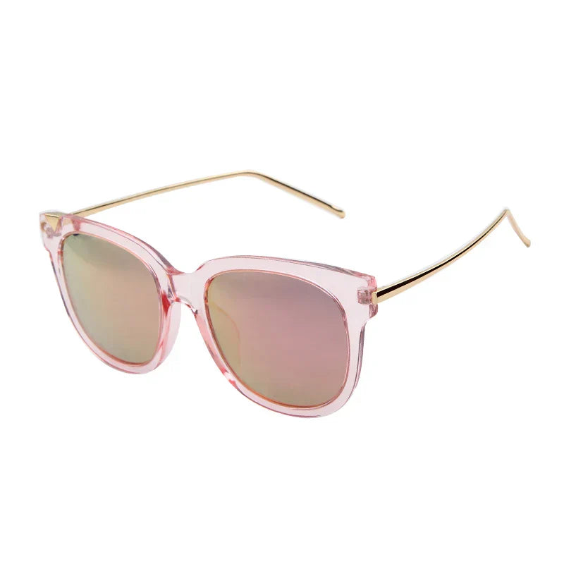 Trendy Cat Eye Metal Polarized Sunglasses Men Driving
