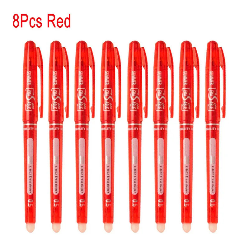 DELVTCH Erasable Gel Pen 0.7mm 0.5mm Bullet Tip