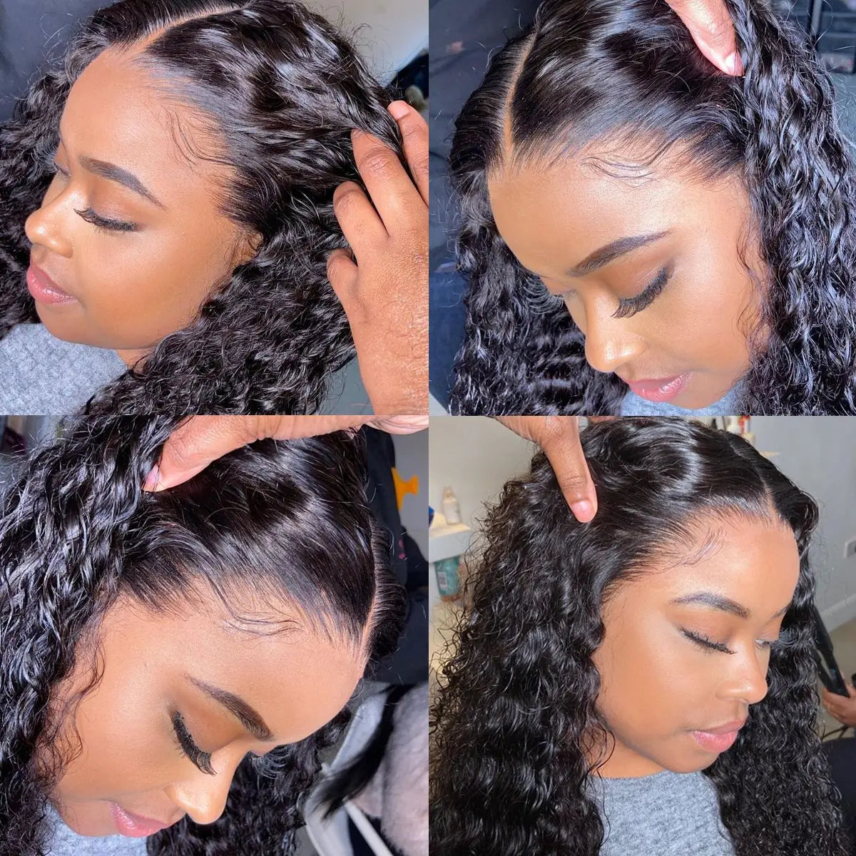 13x4 HD Transparent Lace Front Human Hair Wigs