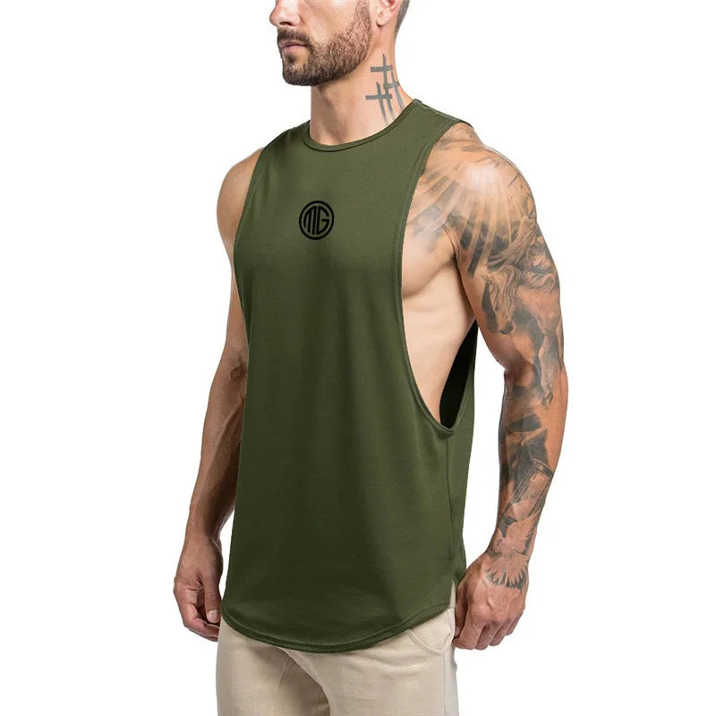 Mens Fitness Tank Tops Gym Clothing Bodybuilding Workout