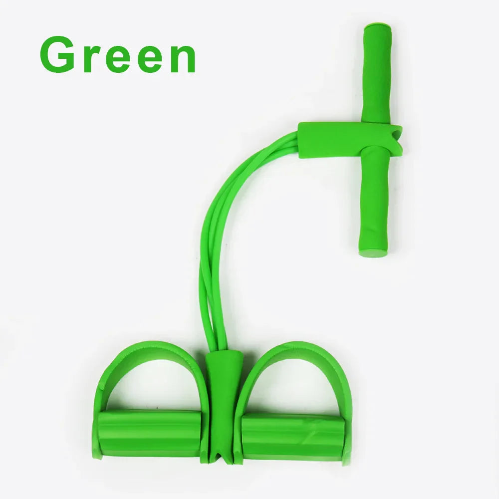 4 Tube Resistance Band Elastic Pull Rope Gym