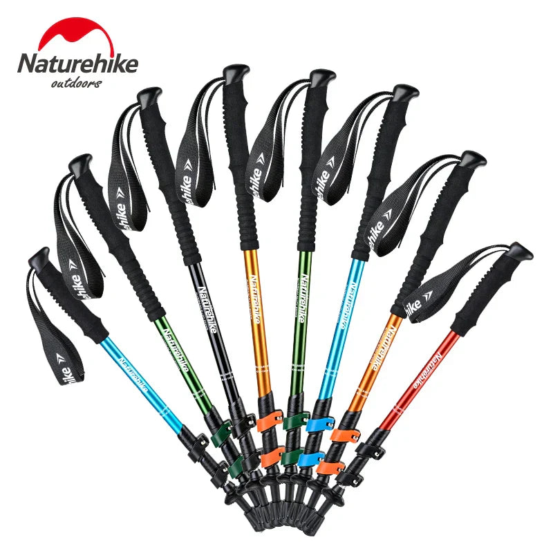 Naturehike 3 Node Adjustable Trekking Pole Ultralight Aluminum