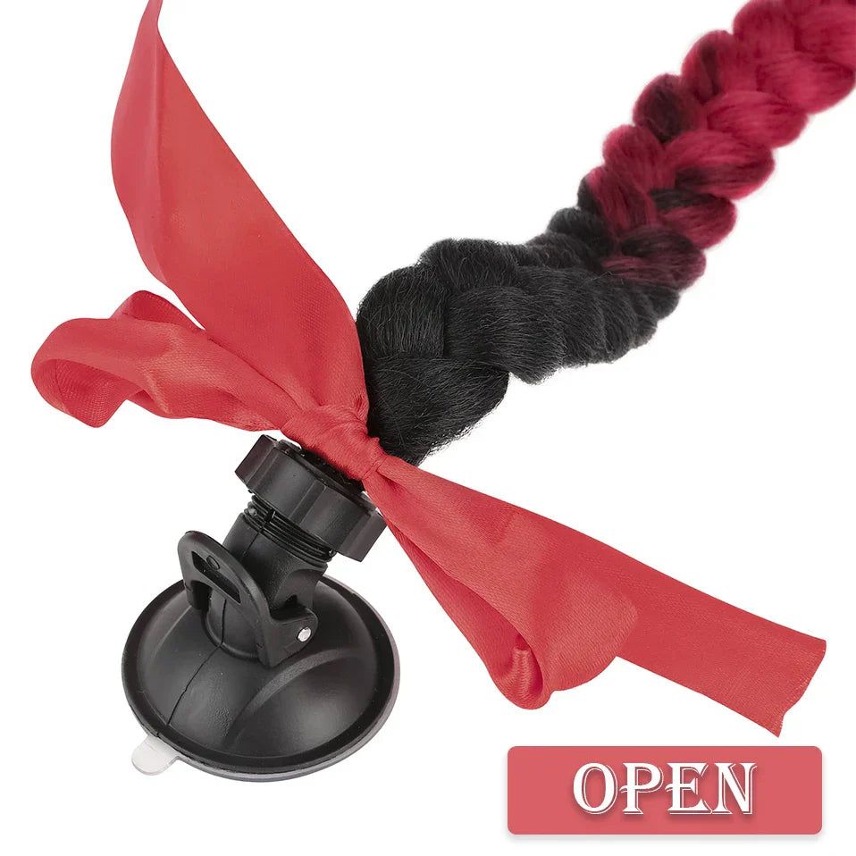 S-noilite Synthetic New Arrival Helmet Hair Ponytail Braid