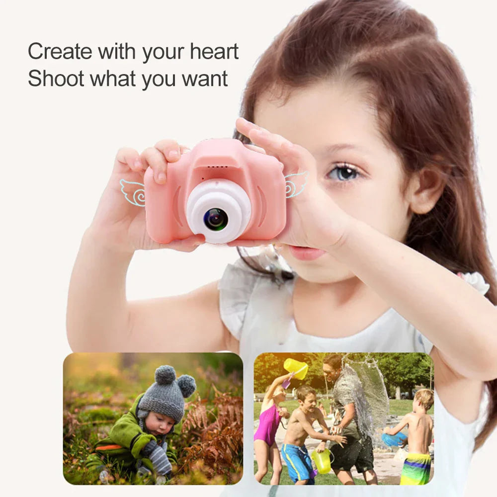 Cute Kids Mini Digital Photo 1080P Video Camera