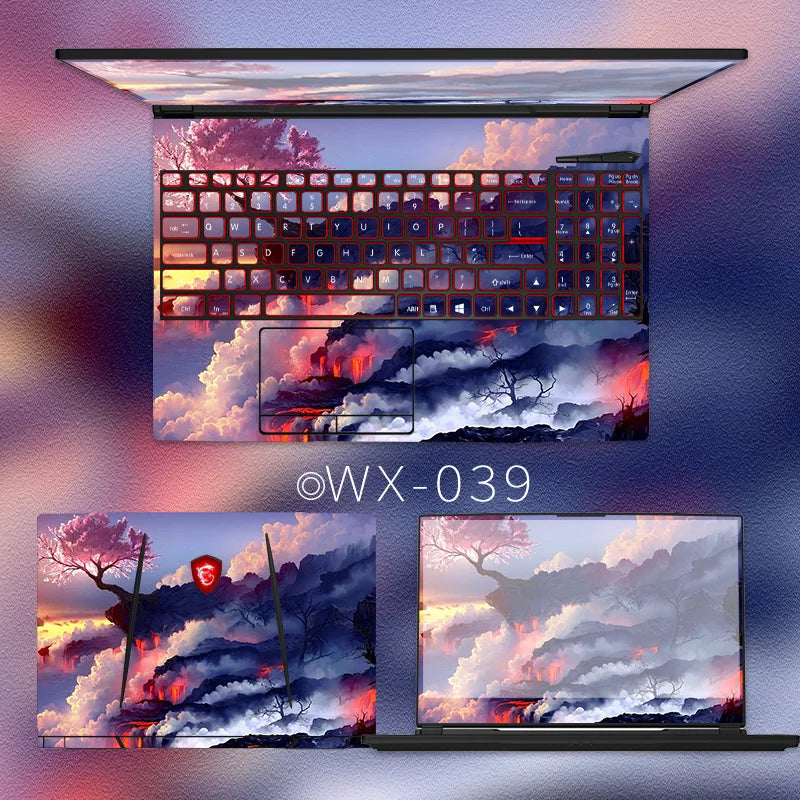 KH Laptop Sticker Skin Decals Cover Protector Guard