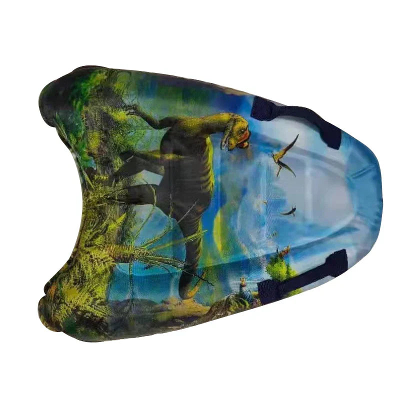 Inflatable Bodyboard Surfboard Ocean Printed Buoy Kickboard Adult