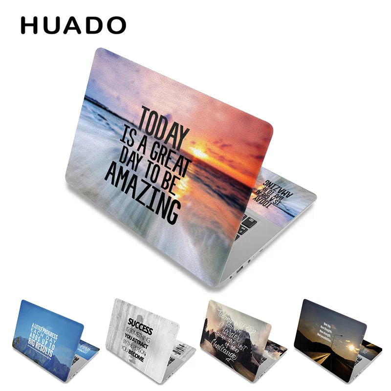 Motivational Words Laptop Skin Sticker 13.3" 15" 15.6"