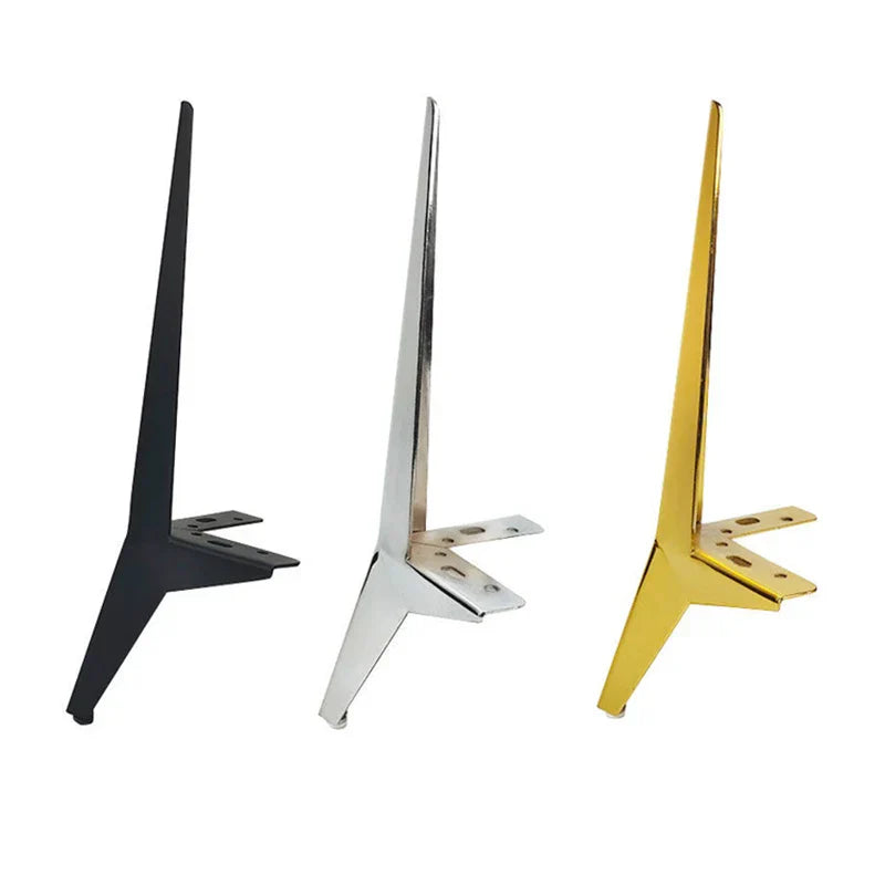 4Pcs Furniture Legs Gold Metal Heavy Duty Support