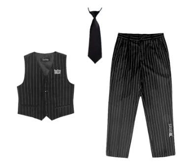 Hip Hop suit locking vest machine dance Clothing