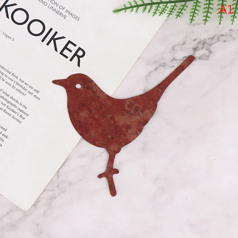 Sparrow Robin Garden Birds Outdoors Garden Decoration Rusty