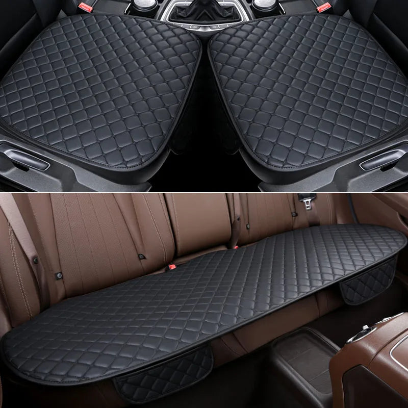 SEAMETAL Universal Car Seat Covers Pu Leather Car