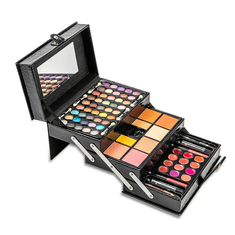 DUER LIKA Black Pattern Portable Professional 45Color Eye