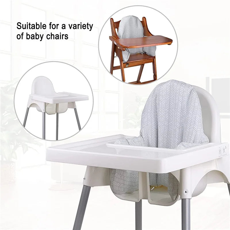 High Chair Cushion Baby,Built-in Inflatable Highchair Back Cushion