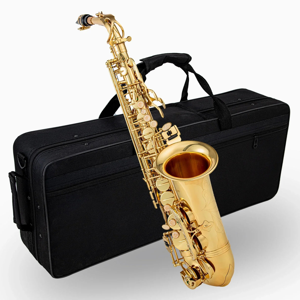 High Quality Eb Alto Saxophone Brass Lacquered Gold