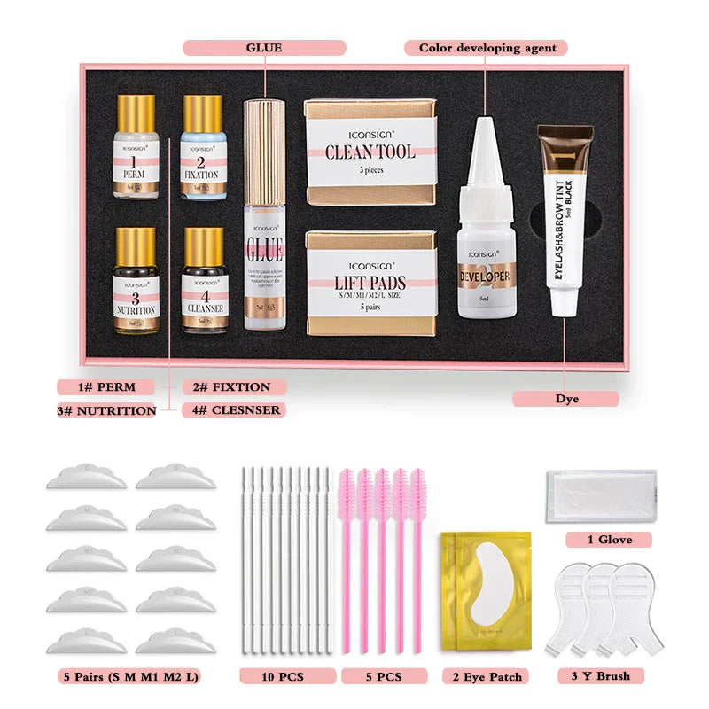 High Quality Eyelash Lash Lift Tint Set Fake