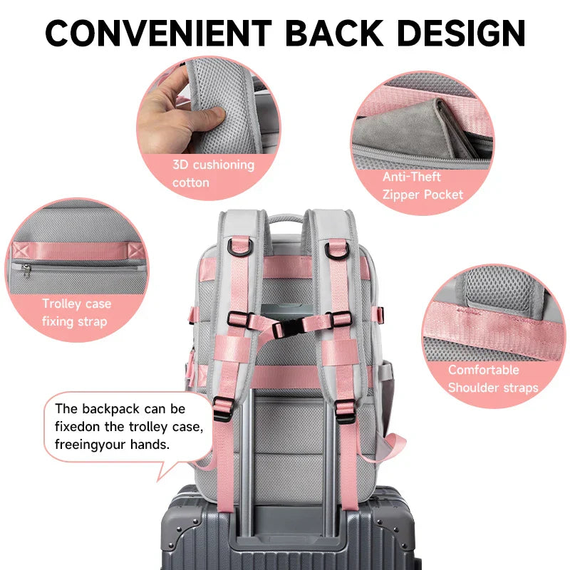 High Quality Women Travel Backpack for Teenager School