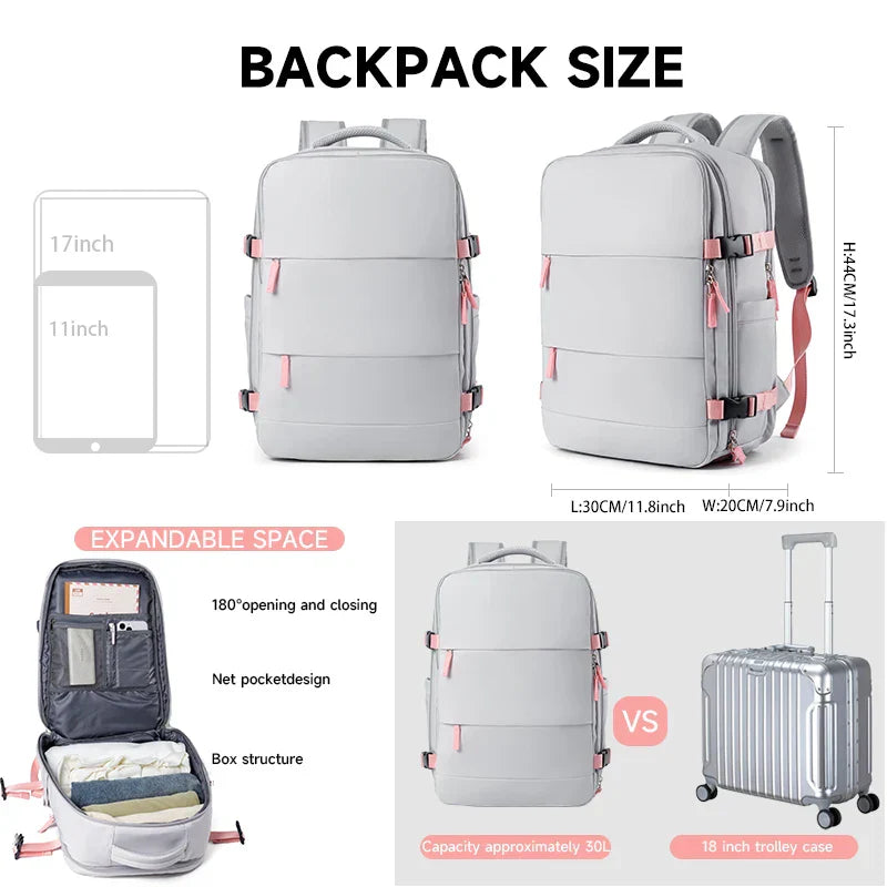High Quality Women Travel Backpack for Teenager School
