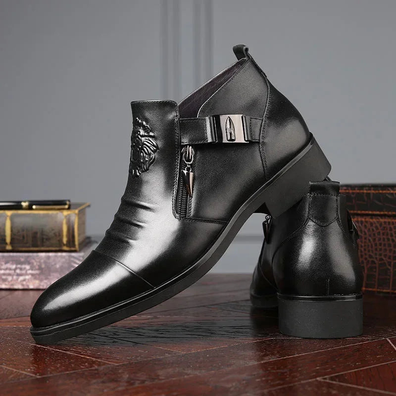 High Top Men Shoes Autumn Men's Casual Leather
