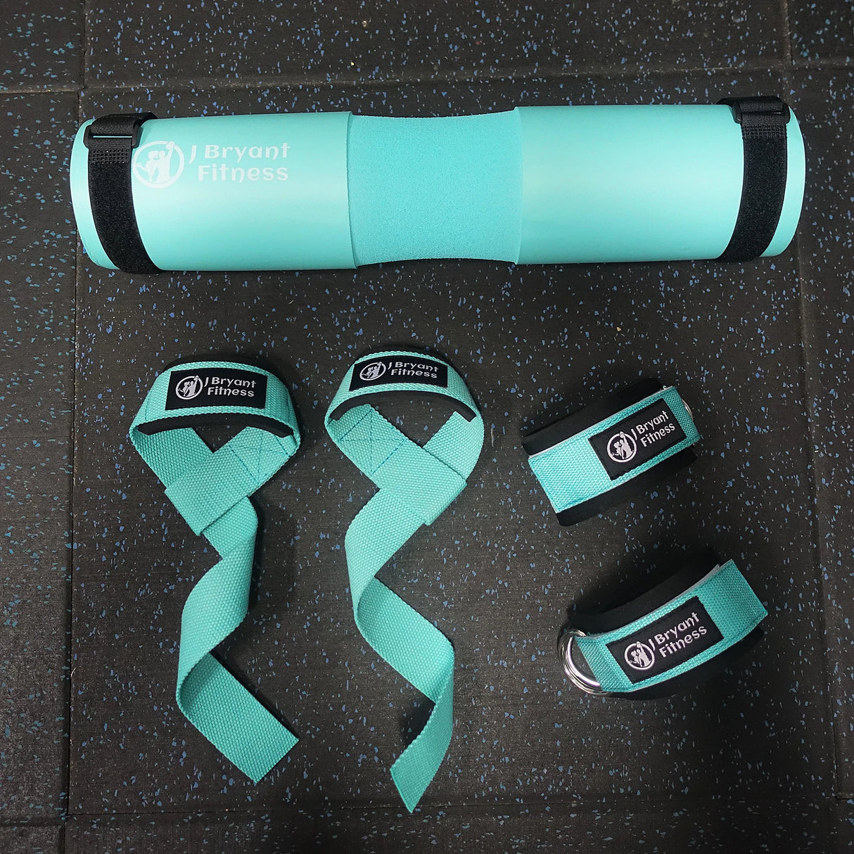 Hip Thrusts Barbell Pad Set with Ankle Strap