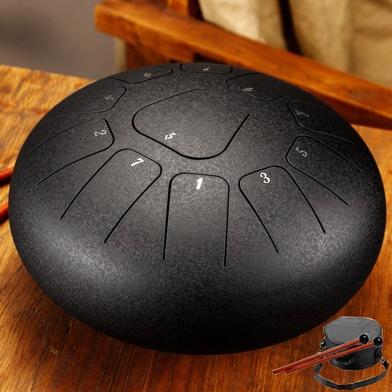 Hluru Glucophone Steel Tongue Drum 8 Inch 11