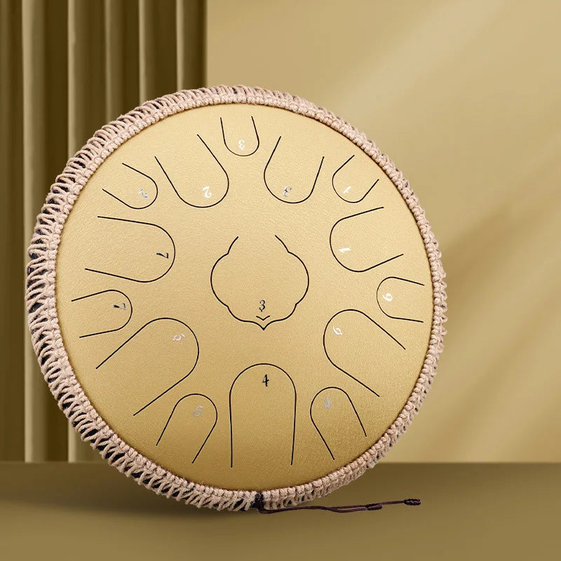 Hluru Glucophone Steel Tongue Drum C 13 inch