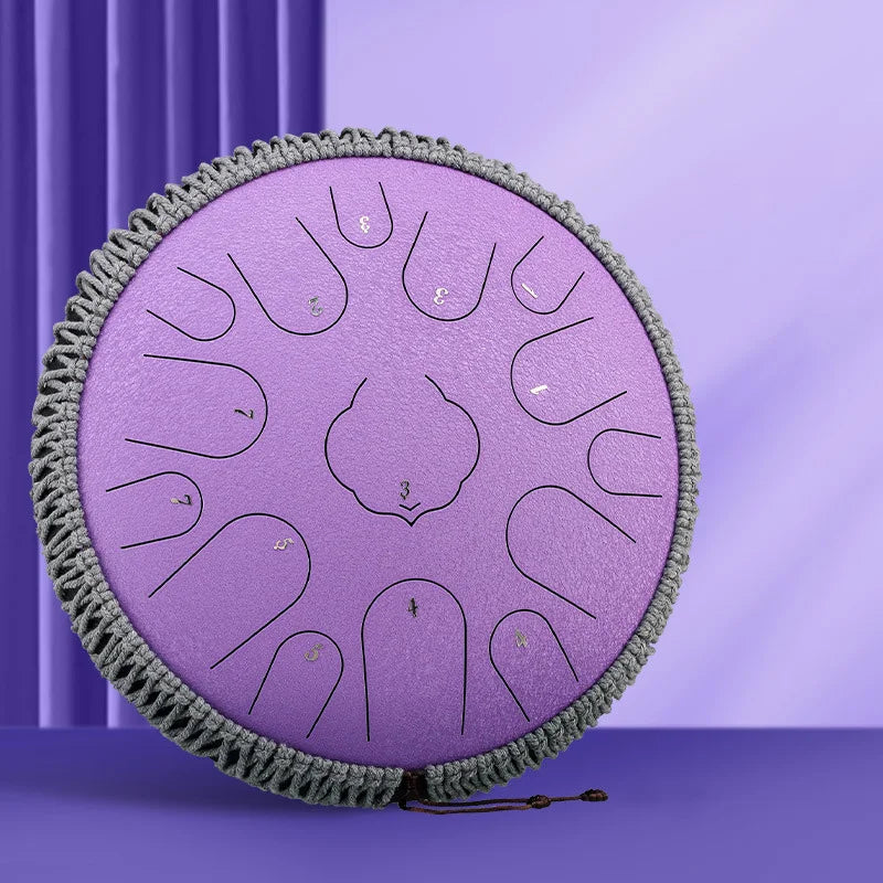 Hluru Glucophone Steel Tongue Drum C 13 inch