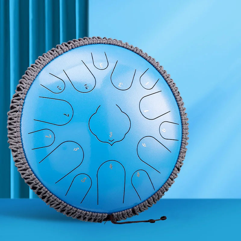 Hluru Glucophone Steel Tongue Drum C 13 inch