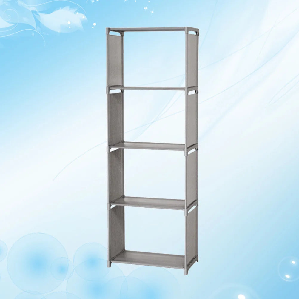 Holder Books Kitchen Storage Magazine Organizer Wooden Bookshelf