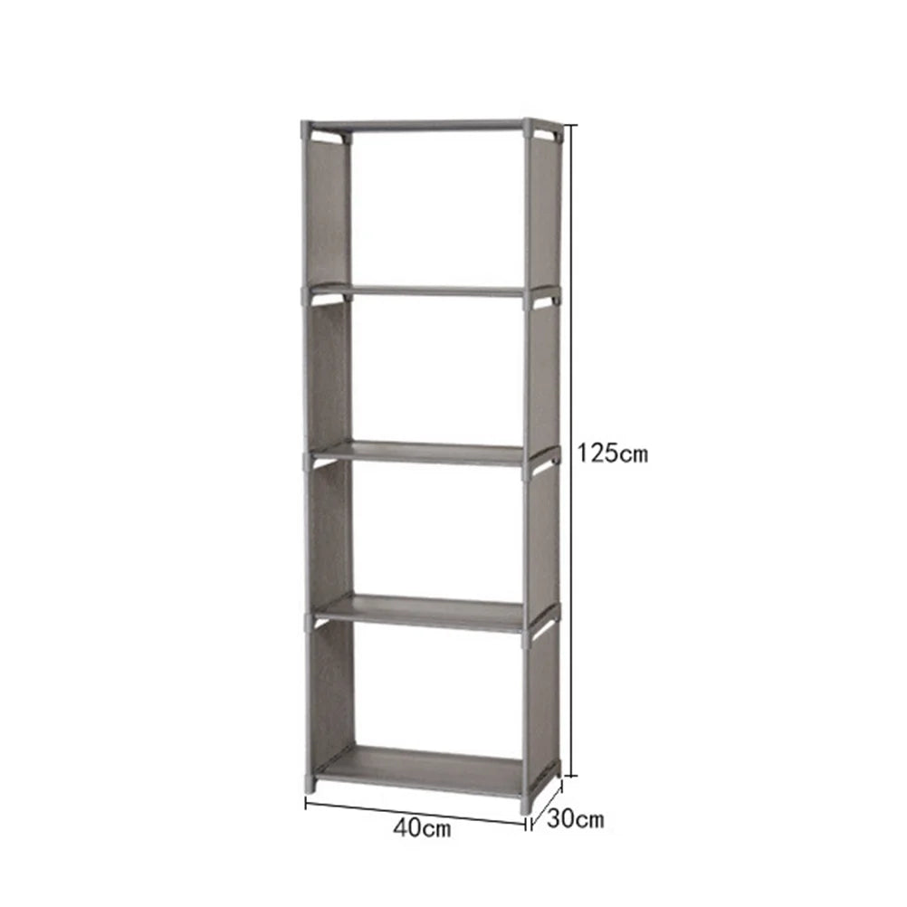 Holder Books Kitchen Storage Magazine Organizer Wooden Bookshelf