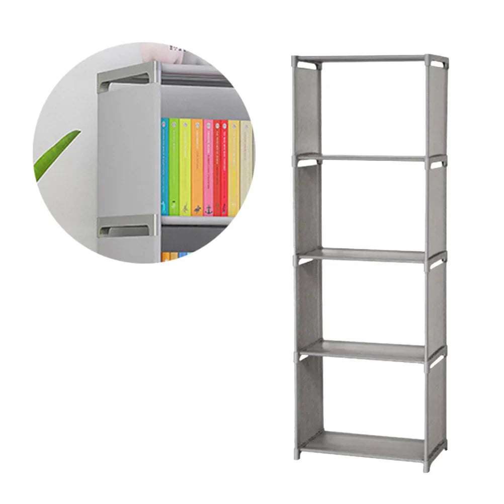 Holder Books Kitchen Storage Magazine Organizer Wooden Bookshelf