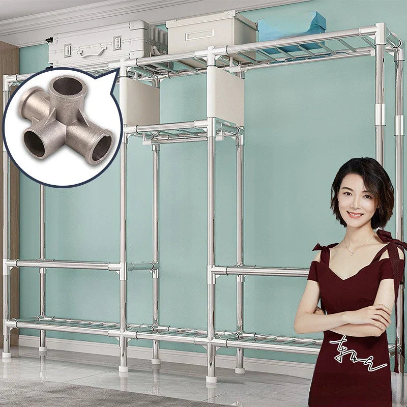Home Rental Room Bedroom Assembly Hanging Clothes Storage