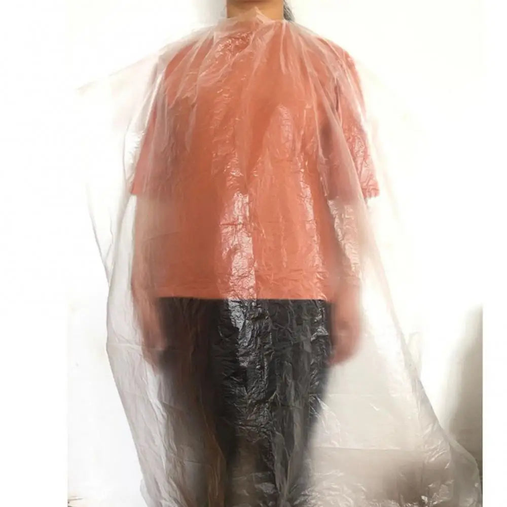 Household 50Pcs Anti-staining Disposable Barbers Cape Hairdressing Apron