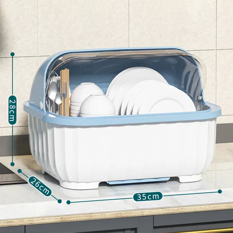 Household Kitchen Cutlery Storage Box Shelf Dishes Cup