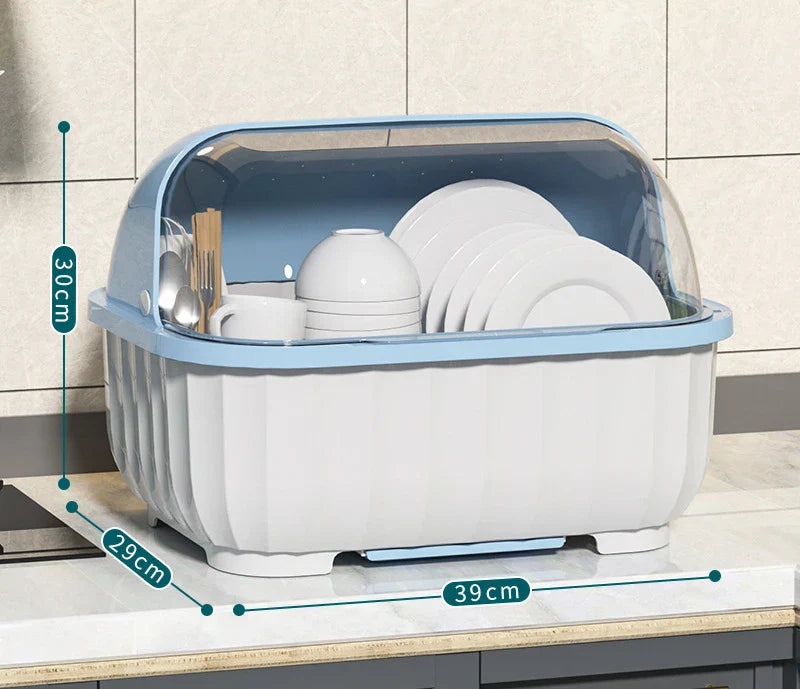 Household Kitchen Cutlery Storage Box Shelf Dishes Cup