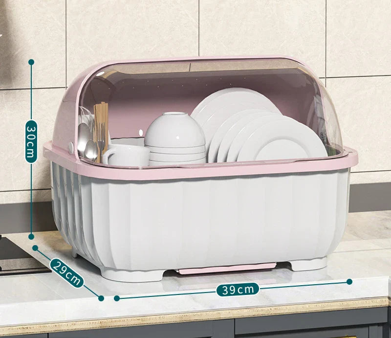 Household Kitchen Cutlery Storage Box Shelf Dishes Cup
