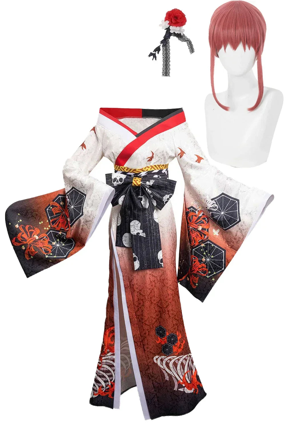 Hyakkiyakou Shutendoji Makima Cosplay Costume Wigs Anime Chainsaw