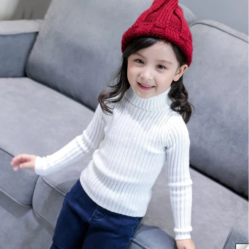 IENENS Girls Sweater Pullovers Winter Boys Warm Sweaters