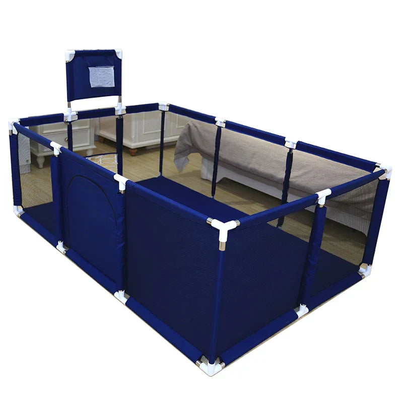 IMBABY Baby Playpen Single Door Baby Playground Basketball