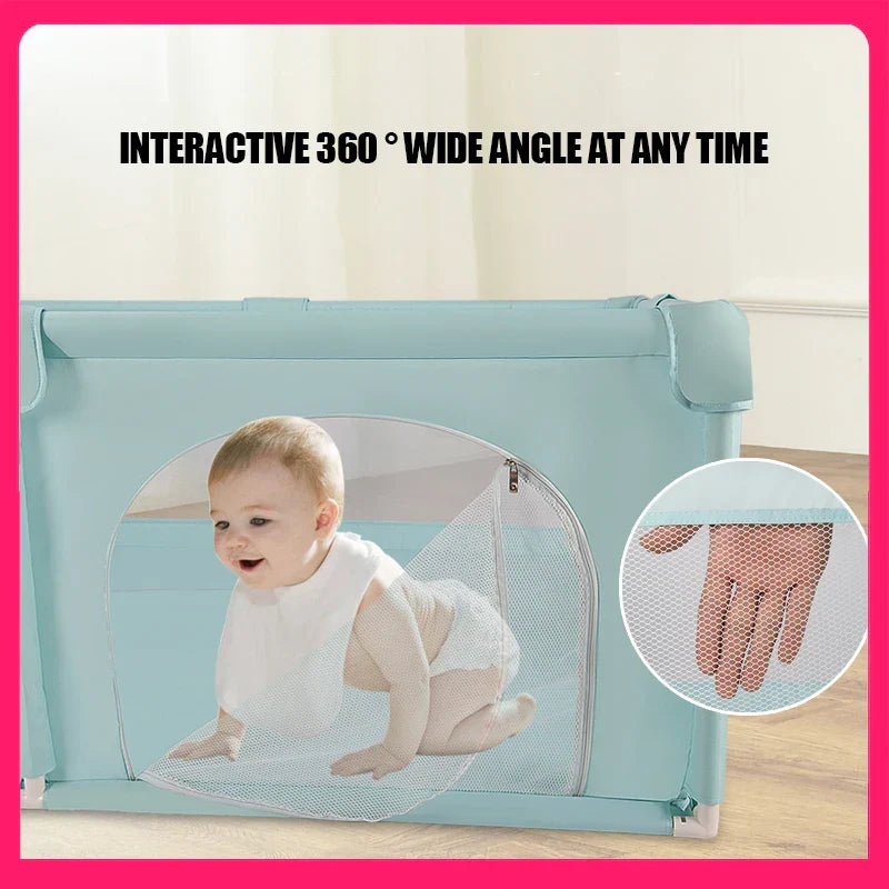 IMBABY Playpen Children Pull rings Free Kids Fence