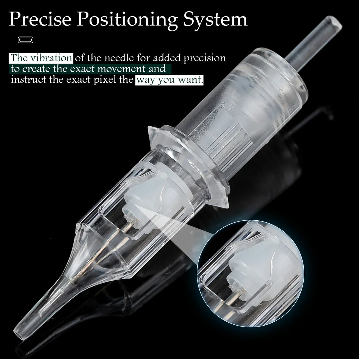 INKIN Real Safety Tattoo Needle Cartridge Precise Positioning