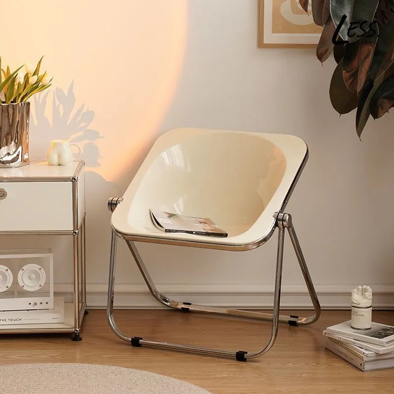 INS Style Folding Chair Korean Simple Creative Acrylic
